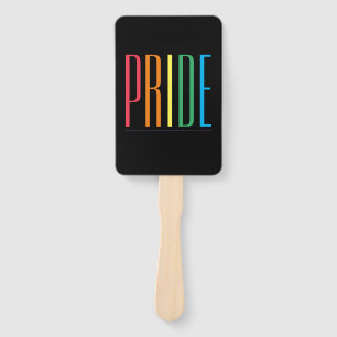 PRIDE II Rectangle Hand Fans
