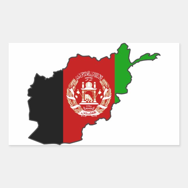 Pride in Afghanistan Rectangular Sticker (Front)
