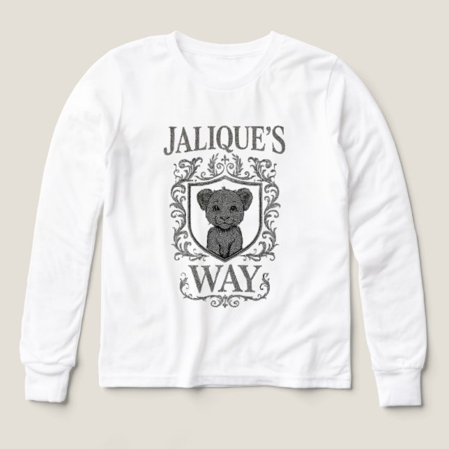 Pride in Every Step Girls Long Sleeve  (Design Front)