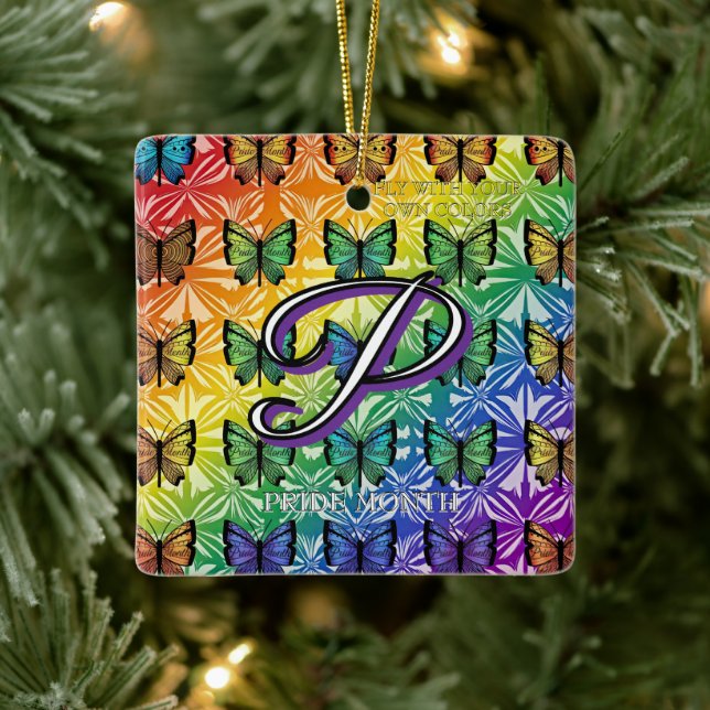 Pride in Flight Collection Ceramic Ornament (Tree)