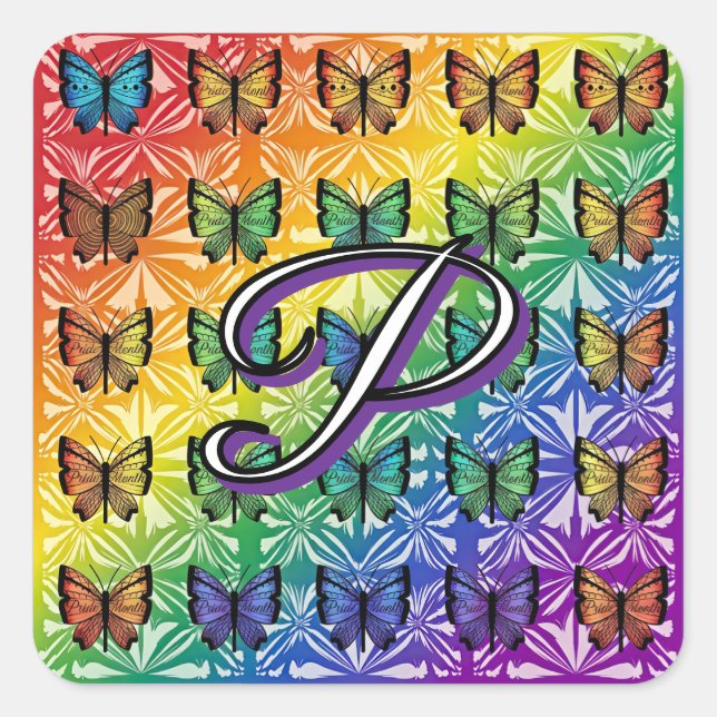 Pride in Flight Collection Square Sticker (Front)