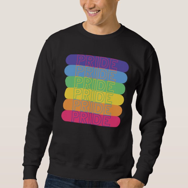 Pride in rainbow colours        sweatshirt (Front)