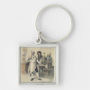 Pride in the Kitchen, from a series of prints depi Key Ring