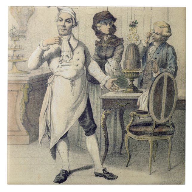 Pride in the Kitchen, from a series of prints depi Tile (Front)