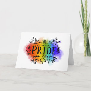 Pride in Watercolor Card
