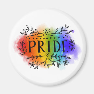 Pride in Watercolor Magnet