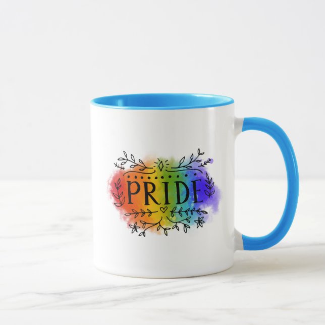 Pride in Watercolor Mug (Right)