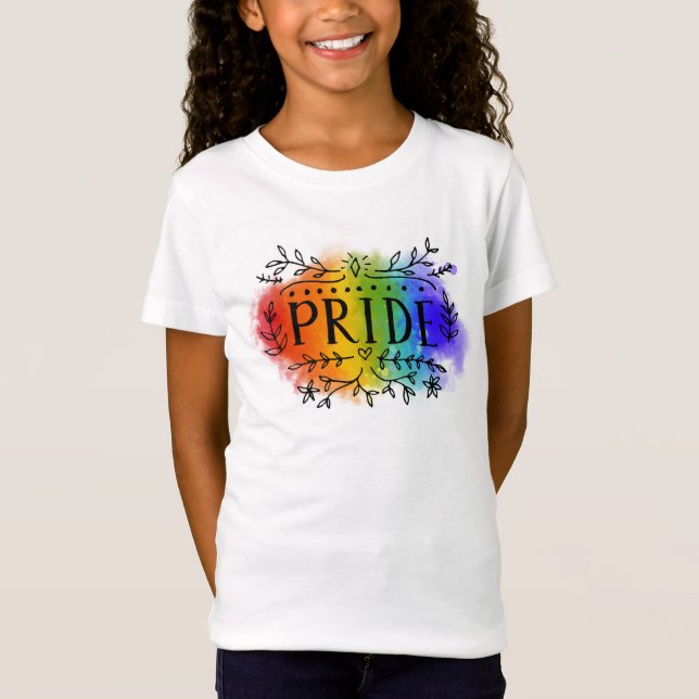 Pride in Watercolor T-Shirt (Front)