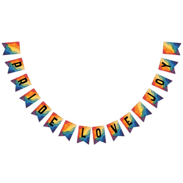 Pride joy and love party bunting (All)