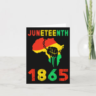 Pride Juneteenth June 19 Clothing Woman  Card