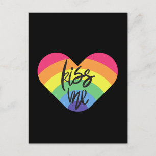 Pride- kiss me. love is fair.      card