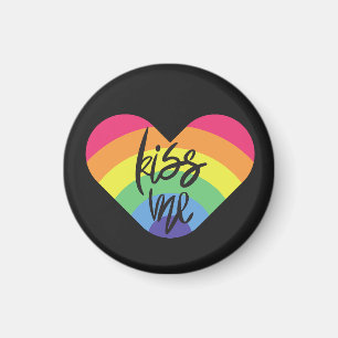 Pride- kiss me. love is fair. magnet