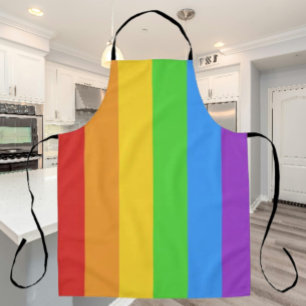 Pride Kitchen: Rainbow Flag Apron