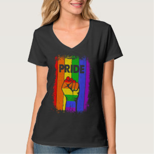 Pride Lgbt Flag Gay Rainbow Colourful T-Shirt
