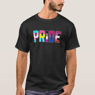 Pride LGBT Flags for Pan Trans Bi Lesbian Asexual  T-Shirt