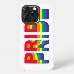 Pride lgbt lgbtq queer gay rainbow retro colours iPhone 13 pro case