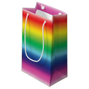 Pride lgbtq lgbt rainbow colours pattern gift small gift bag