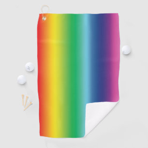 Pride lgbtq lgbt rainbow colours pattern golf glov towel
