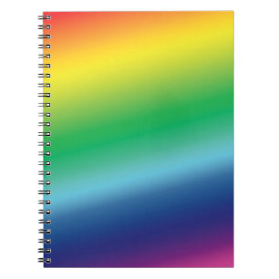 Pride lgbtq lgbt rainbow flag colour pattern spira notebook