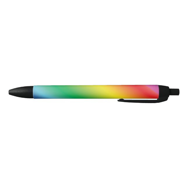 Pride lgbtq rainbow colours pattern black ink pen (Bottom)