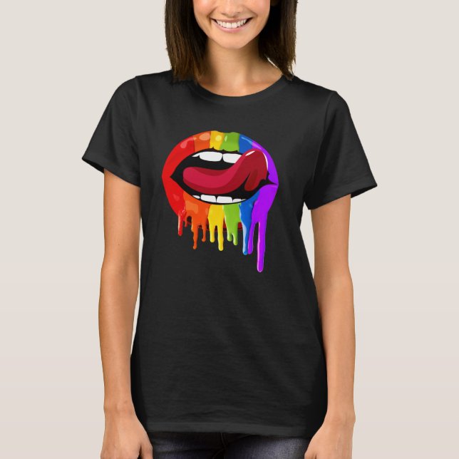 Pride Lips T-Shirt (Front)