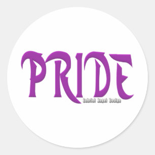Pride Logo Classic Round Sticker
