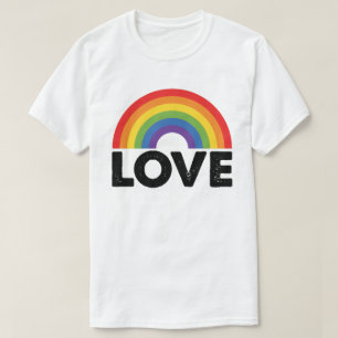 Pride Love is Love Gay Equality Rainbow LGBTQ T-Shirt