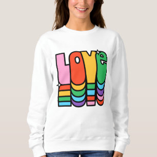 Pride- love rainbow colour. love is love.          sweatshirt