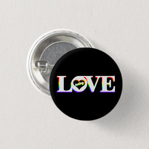 Pride Love Wins  3 Cm Round Badge