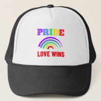 Pride Love Wins LGBT Artsy Rainbow Motif