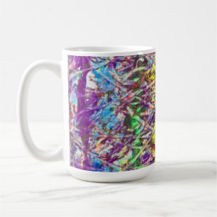 Pride Marble Artwork Button Coffee Mug