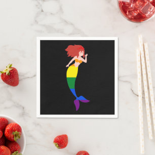 Pride Mermaid Napkin