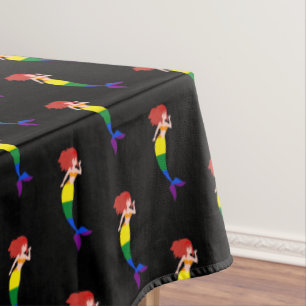 Pride Mermaid Tablecloth