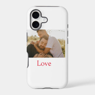 Pride month add gay couple photo name love LQBTQ 