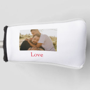 Pride month add gay couple photo name love LQBTQ Golf Head Cover