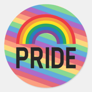 Pride Month Classic Round Sticker