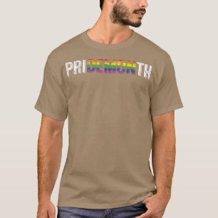 Pride Month Demon Gay Lesbian LGBT Flag 2022  T-Shirt