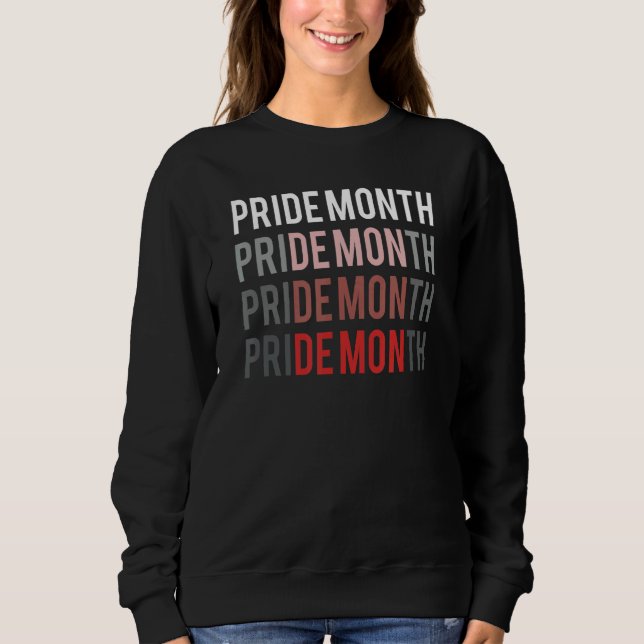 Pride Month Demon Meme Sweatshirt (Front)