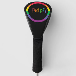 Pride  month  LGBT with rainbow  Golf Head Cover