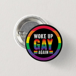 Pride Month LGBT with rainbow theme 3 Cm Round Badge
