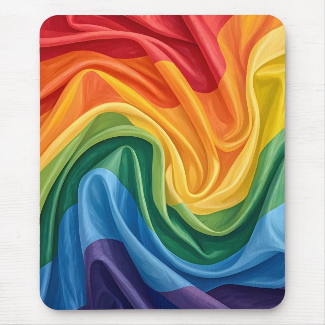 Pride month pattern mouse pad (Front)