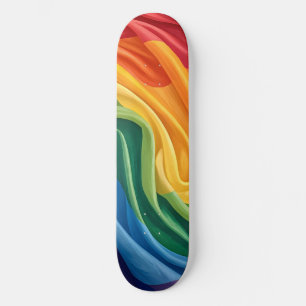 Pride month pattern skateboard