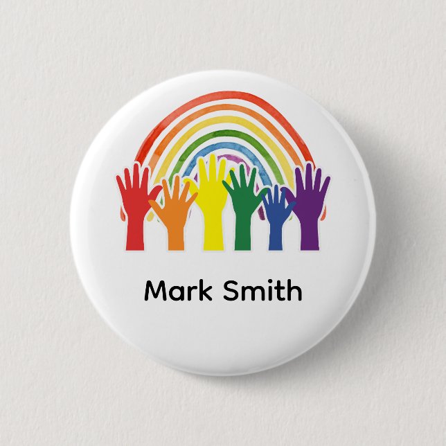  Pride Month  Rainbow Celebration 6 Cm Round Badge (Front)