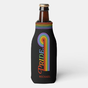 Pride Month Rainbow LGBTQ Love Bottle Cooler