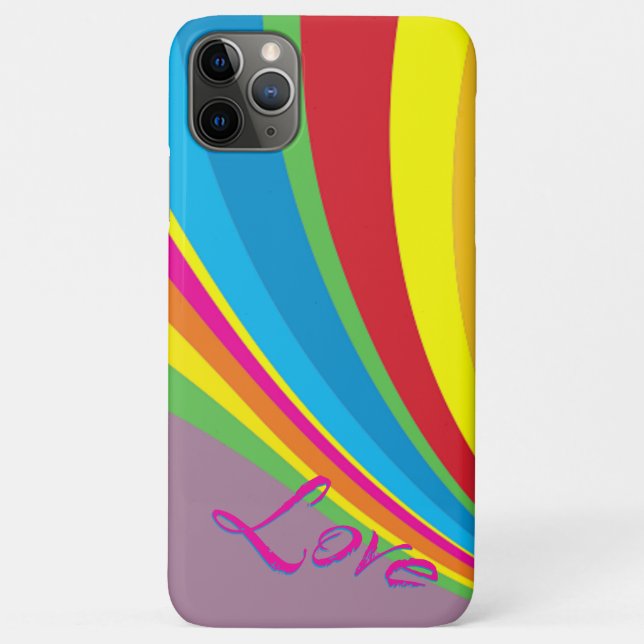 Pride Month - Rainbow Love Case-Mate iPhone Case (Back)