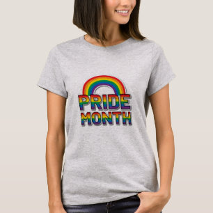Pride Month Rainbow Womens  T-Shirt