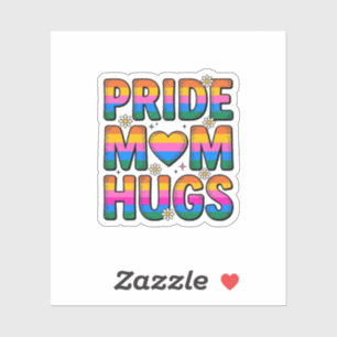 Pride Mum Hugs Vintage Rainbow Vector Design_1