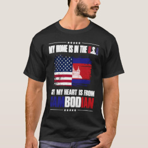 Pride My Home Is In The USA But My Heart Is From C T-Shirt
