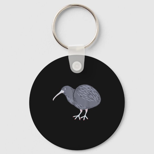 Pride New Zealand Kiwi Bird Gift New Zealand  Key Ring (Front)