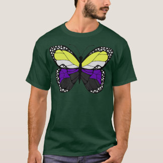 Pride Nonbinary Butterfly T-Shirt